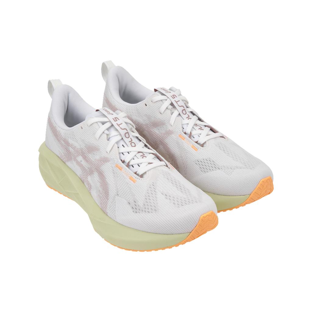 Asics Novablast 5 Модные Универсальные Повседневные Кроссовки с Низким Верхом для Бега Мужские кроссовки Бело-Розово-Фиолетовые 1011B974-101