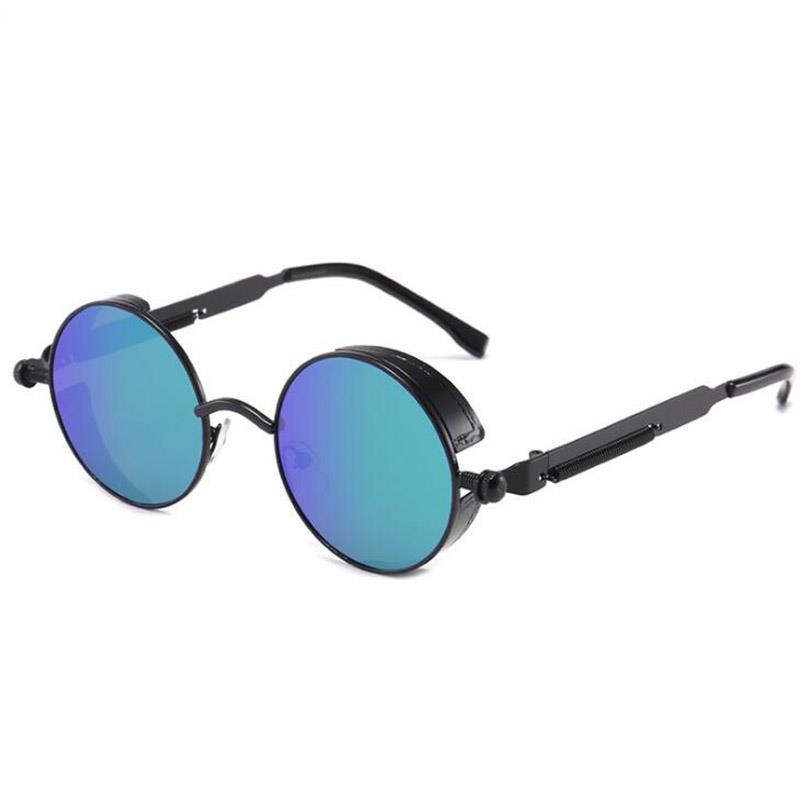 1PC Polarized Steampunk Men's Sunglasses New Design Round UV400 Sunglasses