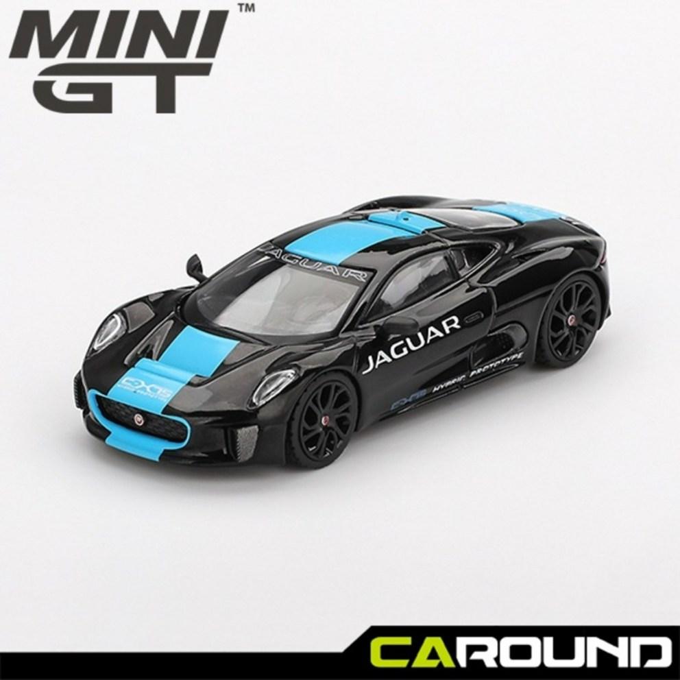 MiniGT (1070) 1:64 Jaguar C-X75 Черная литая модель автомобиля