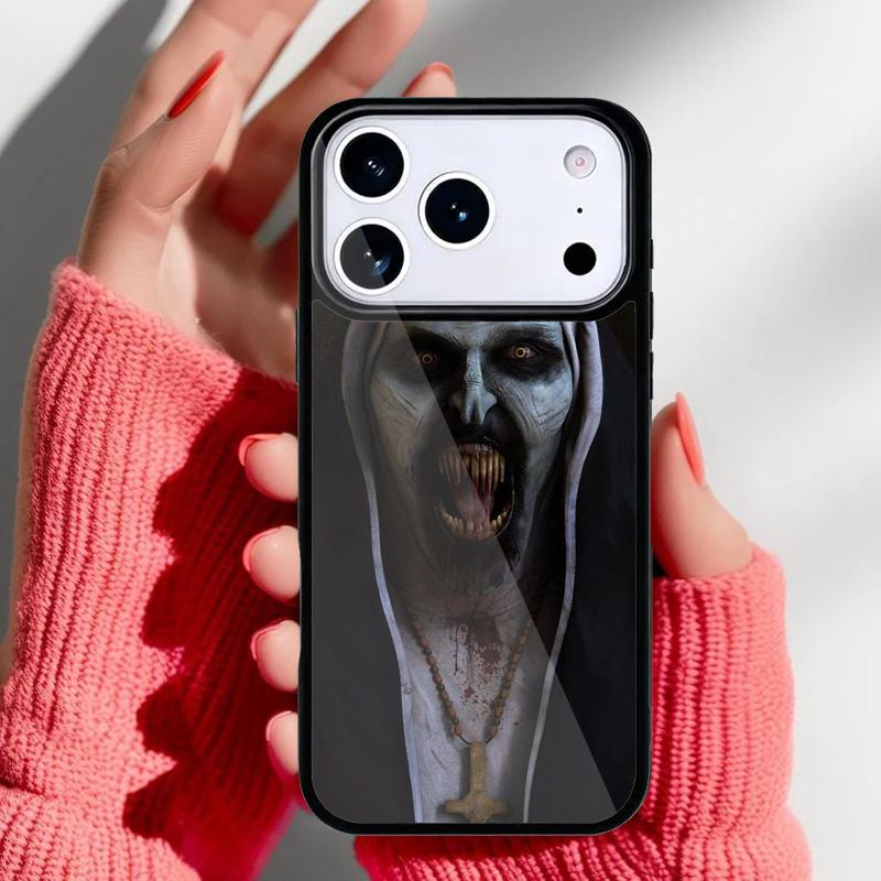 Жуткая Монахиня Мертвый Ужас Чехол для Телефона для iPhone 17 16 15 14 13 Pro Max Задняя Крышка для 12 11 Pro Coque