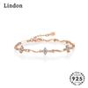 Линдон циркон браслет ювелирные изделия геометрические бусины браслеты-цепочки модный тонкий свадебный подарок для подруги женщин