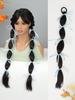 Синтетический хвостик розового цвета Binding Sweet bubble braid конский хвост наращивание волос