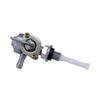 CITALL 1 Pair Left Right Gas Tank Fuel Switch Shut Off Valve Pump Tap Petcock Silver