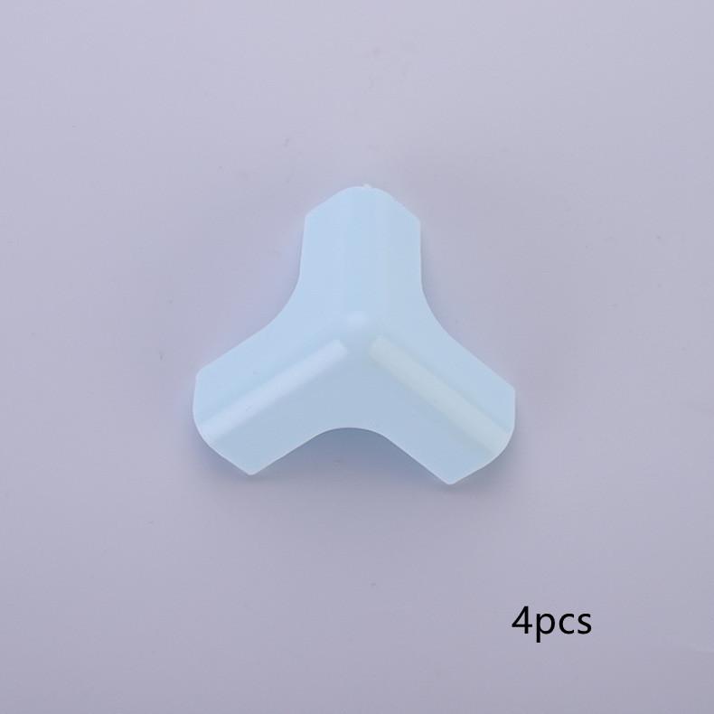 4 шт./компл., прозрачная защитная крышка L-образной формы для детской безопасности, угловая защита стола, защита детей