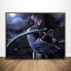 Japanese Anime Rurouni Kenshin Samurai Pop Movie Canvas Art Print Poster Wall Picture Home Decor Painting Frame