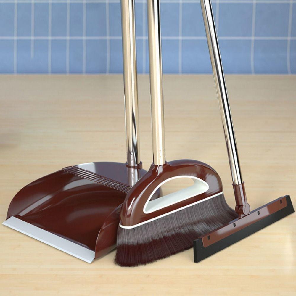 Multifunction Cleaning Tools Plastic Sweeper Wiper Floors Home Accessories Broom and Dustpan Set