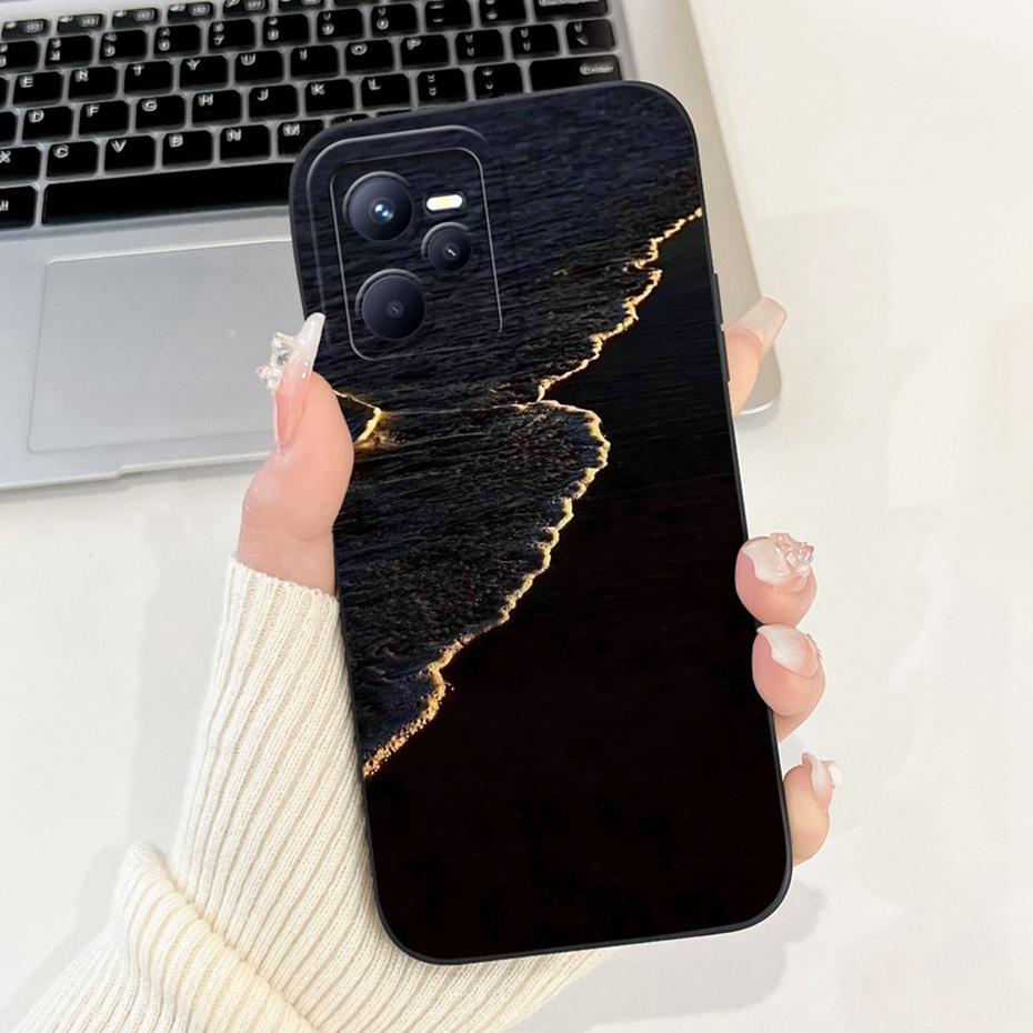 Защитный чехол для объектива для Realme C35, модный узор, мягкая силиконовая задняя крышка для RealmeC35 C 35 4G RMX3511, чехлы для телефона
