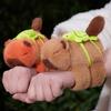 Cartoon Cute Capybara Wagging Tail Pants Hand Ring Kapibala Plush Toy Doll Children's Wrist Bracelet Gift