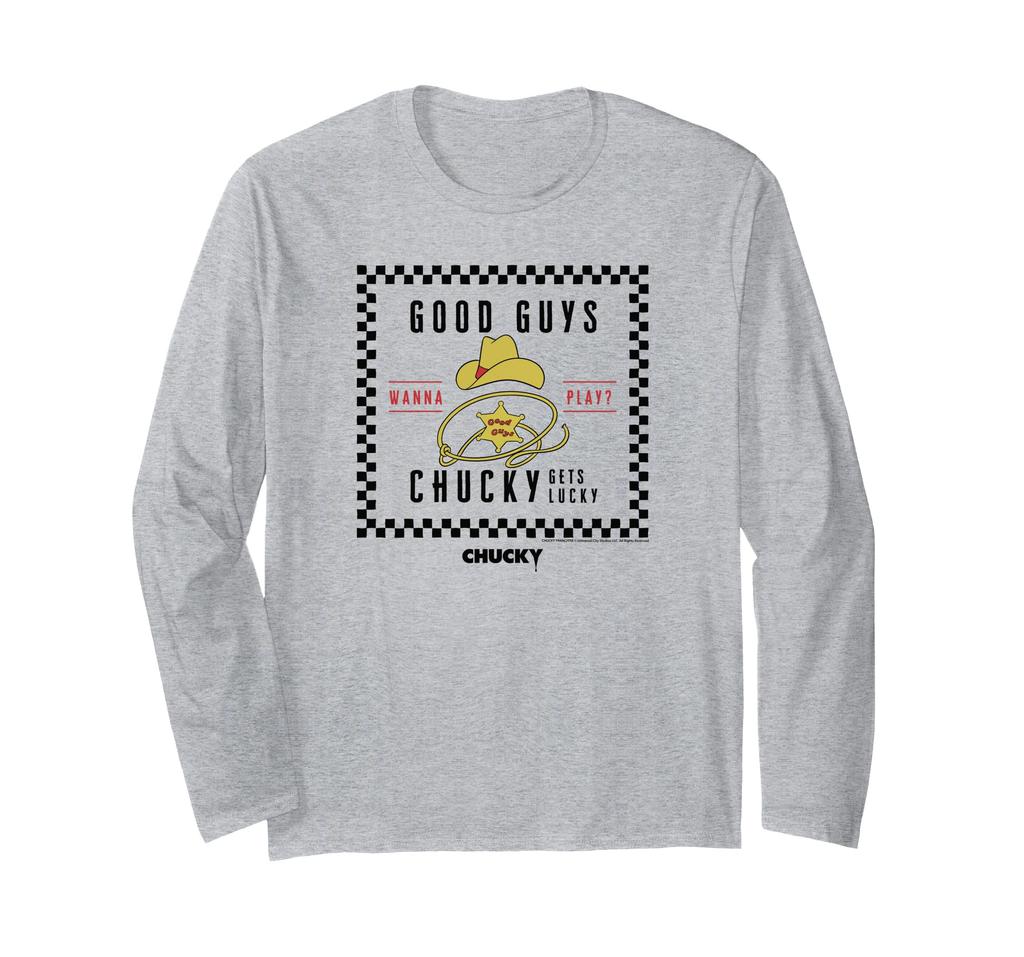 Chucky Good Guys Checkers Long Sleeve T-Shirt