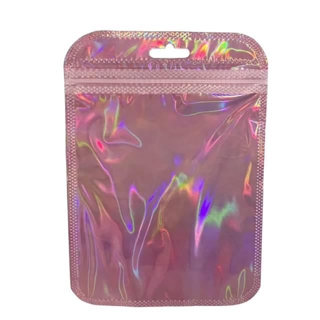 Makeup Brush Case Union Deal Arts Fashion Holographic Pvc Comforter Clear Waterproof Jewelry Cosmetic Bag With Hole