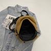Corduroy Backpack Women's Small Backpack Student Class Bag Multi-Function Chest Bag