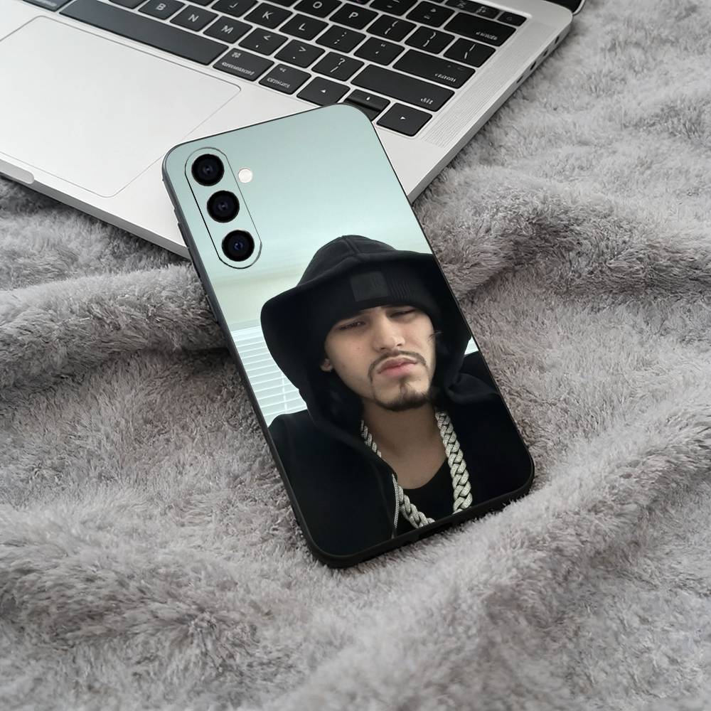 Rapper-Clarent Black Soft Silicone Phone Case for Samsung Galaxy A73, A71, A72, A70, A53, A52, A51