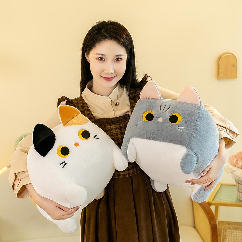 Взрывная Квадратная Кукла Кошка Плюшевая Игрушка Мультяшный Кот 8 Дюймов Игровой Автомат Царапалка Тряпичная Кукла Кукла Котенок