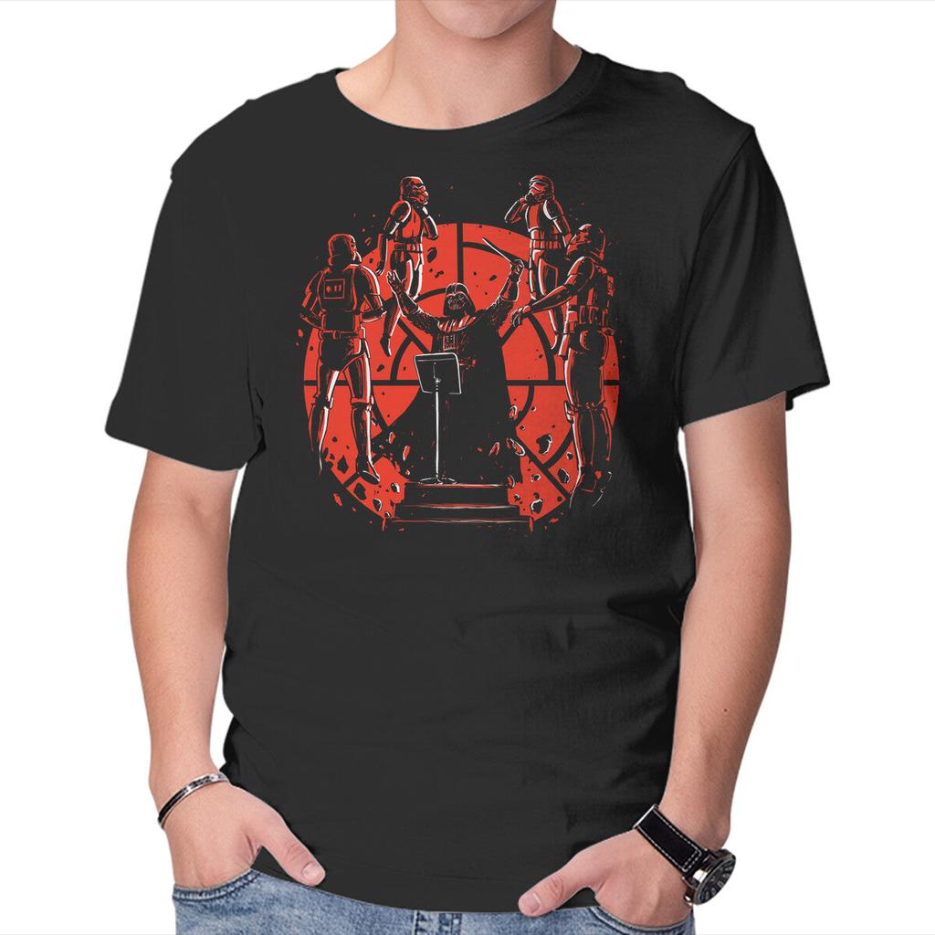 Unisex Crew Neck T-Shirt The Dark Side Symphony Graphic Short Sleeve Casual Tee