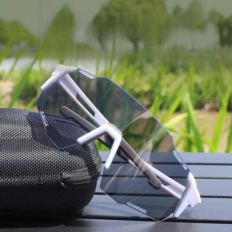 New Outdoor Sports Color Changing Mirror Day and Night Dual-use Men's and Women's Cycling Goggles Windproof and UV Resistant