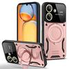 For Xiaomi Redmi 13C Case Armor Shockproof Ring Stand Cover For Poco C65 C 65 PocoC65 Magsafe Magnetic Wireless Charge Cases
