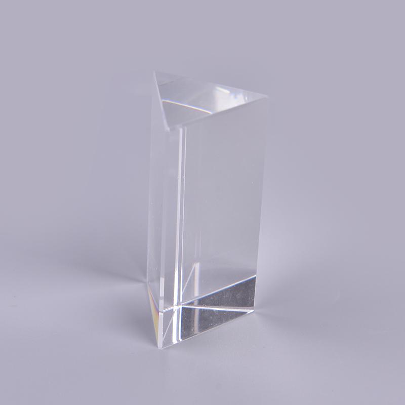 30*30*60Mm Triangular Prism Bk7 Optical Prisms Glass Physics Teaching Refracted
