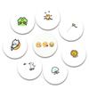 32/44/58mm Cartoon Animal Simple Drawing Badges Frog/ Cat/Squirrel/Lizard, Duck Art Brooch Backpack Decor Accessories Gifts Pins
