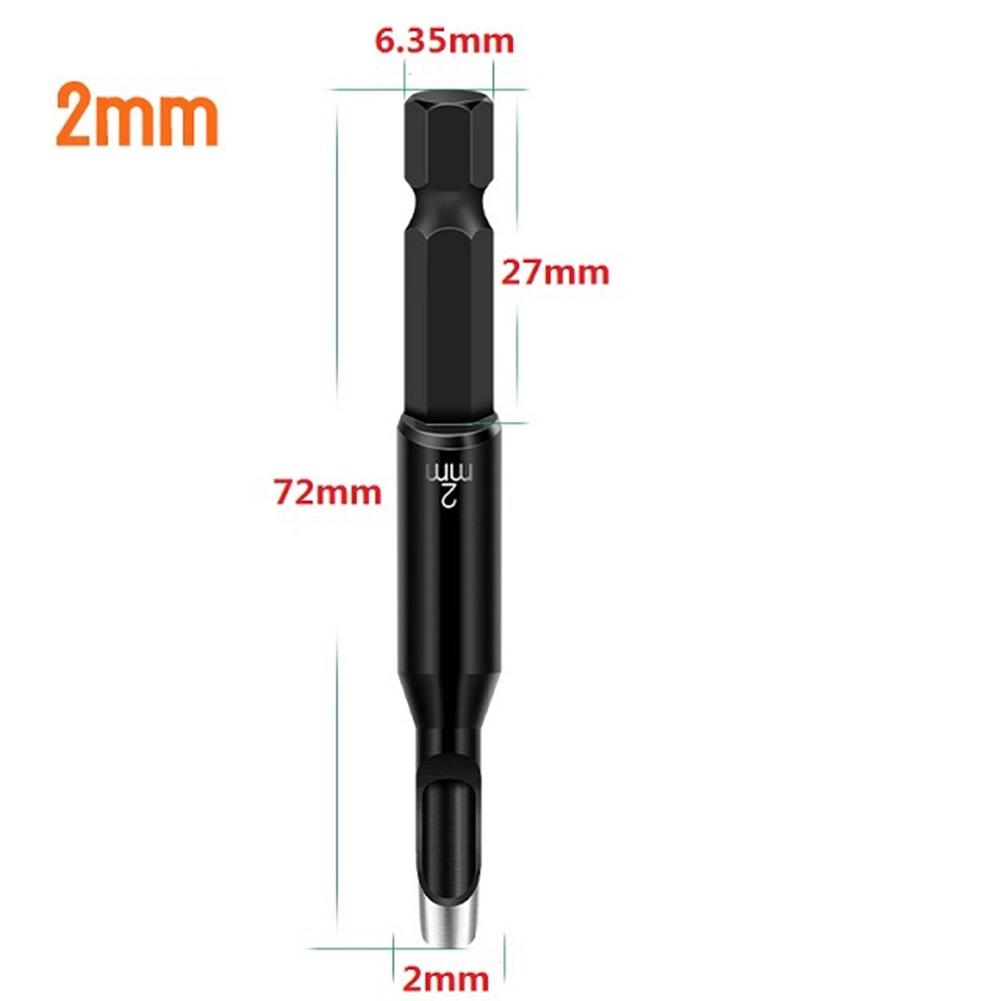 1/5 шт. Кожевенное ремесло Полые пробойники Отверстия Шестигранный хвостовик Адаптер Полый пробойник Для дрели Картон Кожаный ремень Пробивка кожи