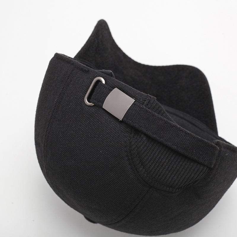 Бархатная толстая защитная кепка для ушей для людей среднего и пожилого возраста, теплая, морозостойкая, бейсболка, осенне-зимняя, мужская, для активного отдыха