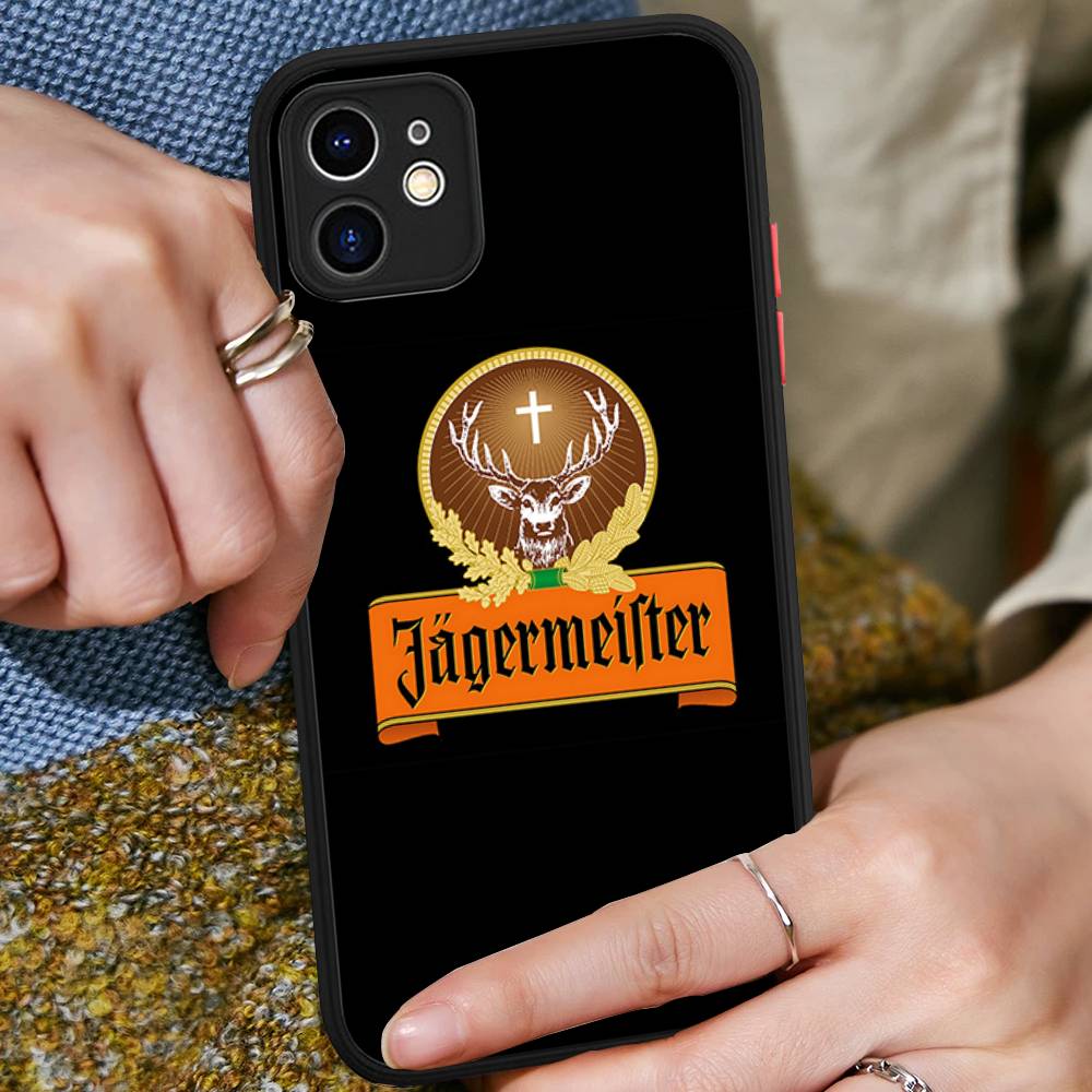Чехол для телефона с логотипом J-Jagermeister для IPhone 16 15 14 Plus 15 13 12 11 Pro Max X XS MAX Матовый чехол