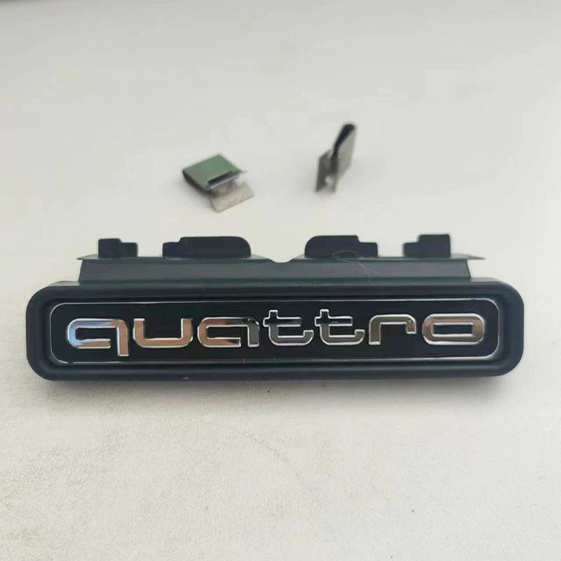 Car Quattro Front Grille Four-Wheel Drive Logo Styling for 4JHGE A4 A4L 2020 2021 2022 2023 Rear Fender Stickers Auto Accessories