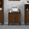 VidaXL Sink Cabinet Brown Oak 58x33x60 Cm Engineered Wood 821267
