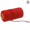 1 Roll Sewing Threads Cotton Rope 100Mx2mm Colored String Braided Woven Crafts Macrame Cord