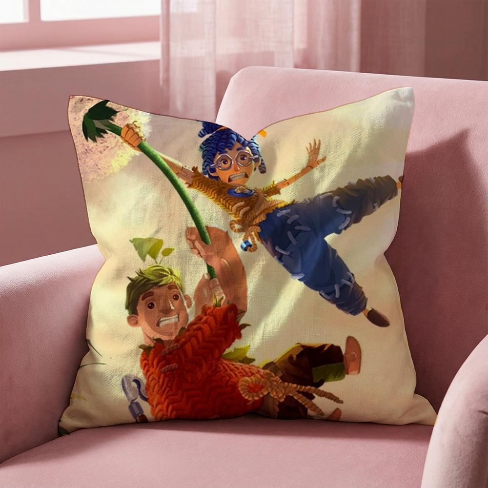 Game It T-Takes Two Cushion Cover Multi-Scene Pillow Cover for Home & Car - Reversible, Soft & Durable for Daily Use