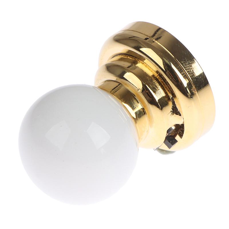 1:12 миниатюрный потолочный светильник для кукольного домика, настенный светильник, светодиодная лампа для комнаты, открытый декор, игрушка