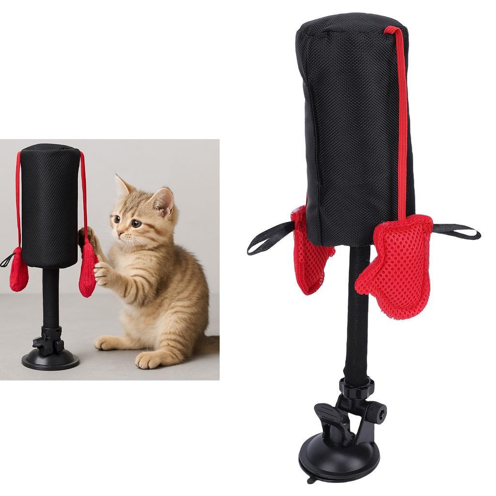 Cat Punching Bag Toy Spring   Swing Multifunctional Cat Boxing Funny Exercise Teaser Toy for Home