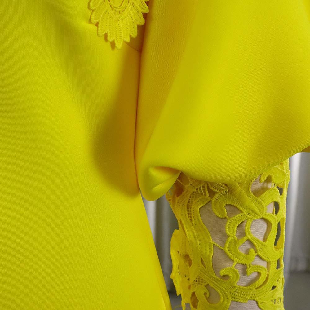 Платье без бретелек на одно плечо с запахом бедра, кружевное платье с рукавами-фонариками, большие размеры для женщин