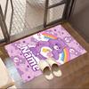 Custom Name Personalized Care Bears Print Carpet, Versatile Home Decor Rug, for Playroom, Apartment, Balcony, Entryway, Hallway Gift