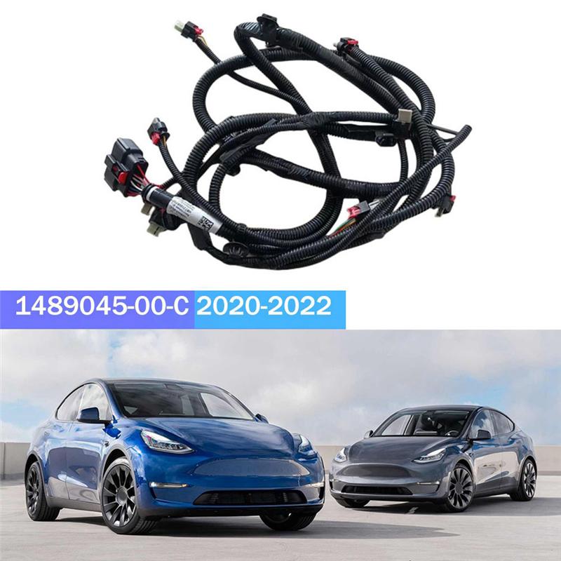 AC54-Жгут проводов переднего бампера Датчик помощи 1489045-00-C Для Tesla Model Y 2020-2022 Замена жгута проводов Запасные части