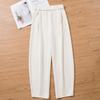 Women's Grey Wide-Leg Sweatpants - Spring & Winter Casual Wear