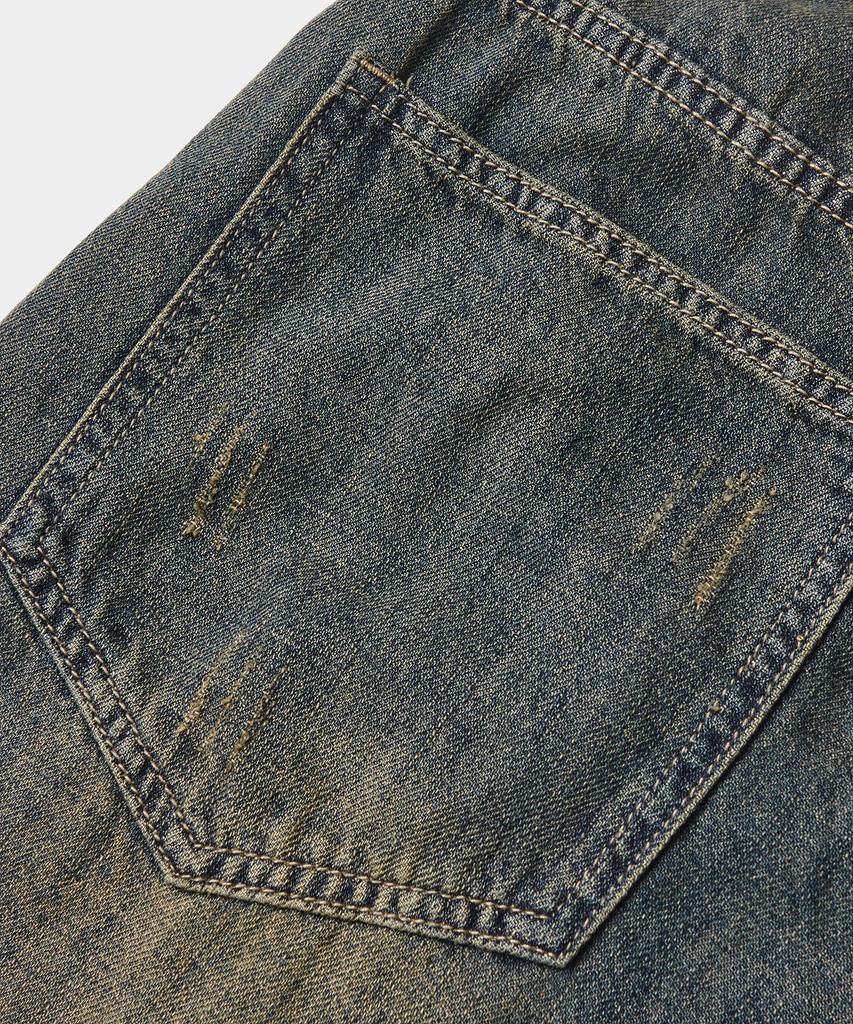 Dimiteulibeullaeg Asi Essential Curved Balloon Denim Pants_Linen-Like Yellow Wash