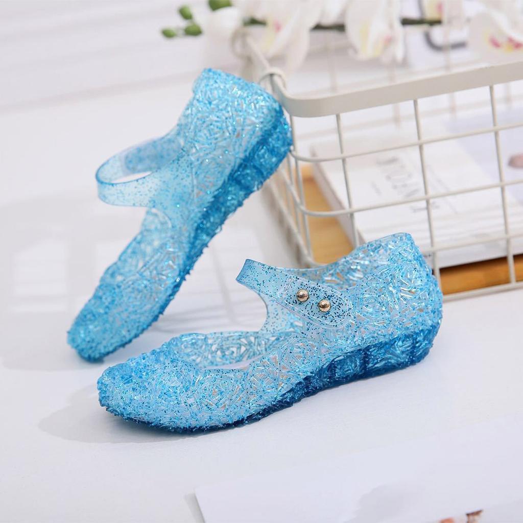 Girl Princess Shoes Performance Shoes Bag And Girl High Heels Children's Crystal Sandals