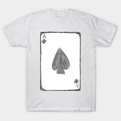 T Рубашка женщин Ace Of Spades Harajuku Печать Кавайи футболка Летний короткий рукав женский футболка Top Tee