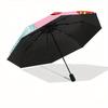 1pc Mermaid Adventure: Automatic Opening/Closing Umbrella with Portable Tri-Fold Design, 8-Bone Iron Frame - Outdoor, for Fans, Travelers, E