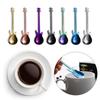 Dessert Ice Cream Guitar Shaped Tableware Stirring Drinking Tool Teaspoon Flatware Coffee Spoon