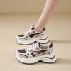 CRLAYDK 2024 Новые женские кроссовки на платформе с массивным каблуком, модные повседневные туфли на шнуровке для папы, удобные сетчатые спортивные кроссовки для ходьбы и бега, теннис
