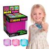 Schylling Needoh Nice Cube - Сенсорная игрушка, Сквиш для снятия стресса, Кубик-сжималка, Игрушка-антистресс, Подарок детям, Красно-пурпурно-синий, Sn