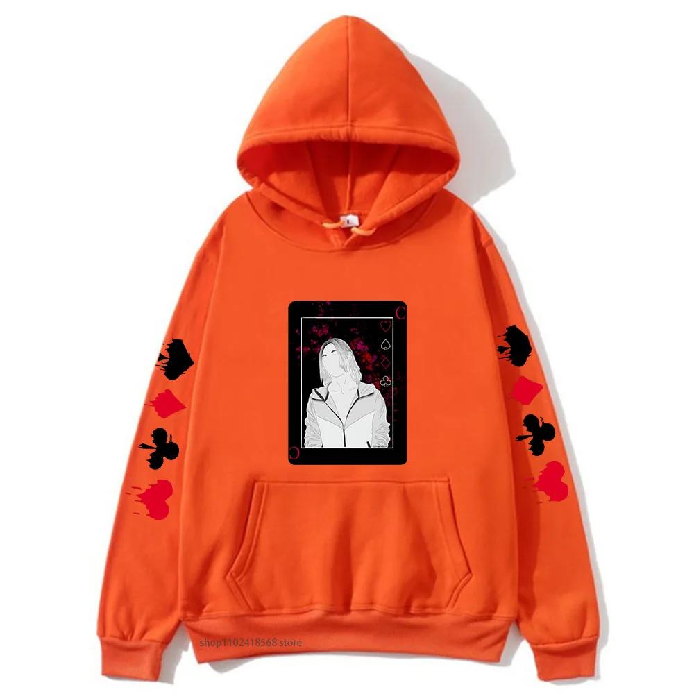 Толстовка с капюшоном «Алиса в Бордерленде» Kawaii Cartoon Chishiya Playing Card для мужчин/женщин Harajuku Unisex