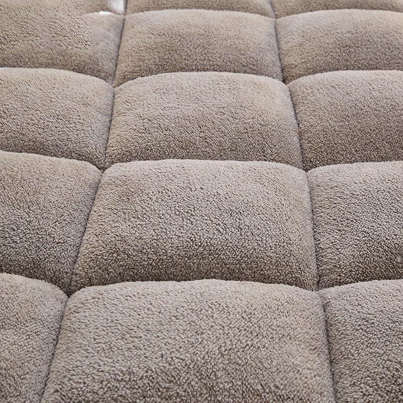 Зимний бархатный домашний спальный коврик с ягненком для спальни, удобная теплая кровать, толстая подушка для студенческого общежития WTEMPO