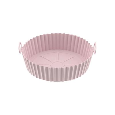 Силиконовые горшки для фритюрницы Многоразовые силиконовые подставки для фритюрницы Корзина для еды с высокой термостойкостью