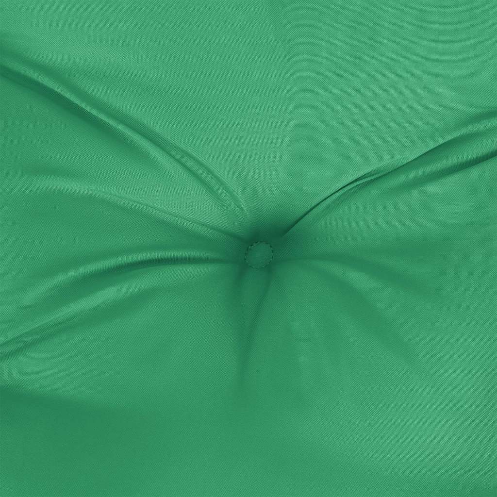 Pallet Cushion Green 80x40x12 cm Fabric