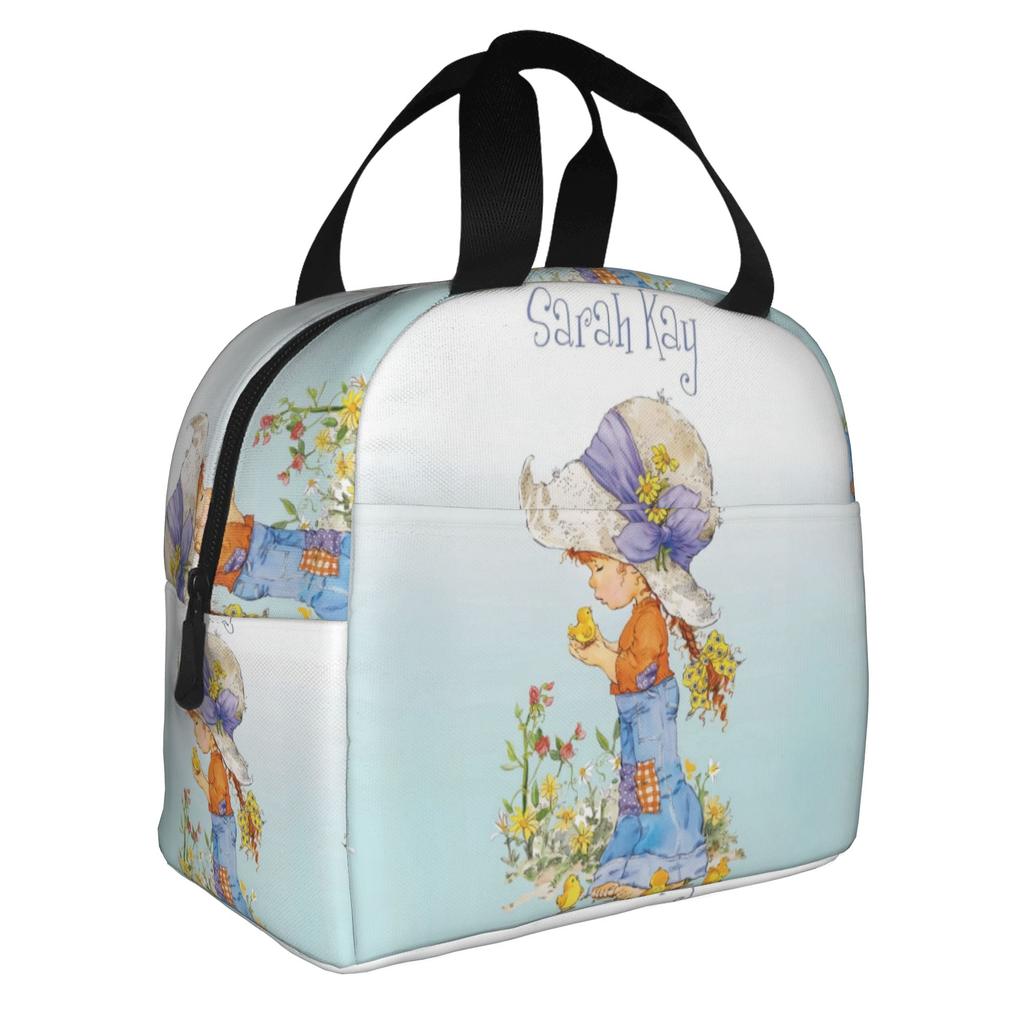 Cartoon S-Sarahs K-Kays Lunch Bag Men Women Kawaii Girl Cooler Thermal Insulated Lunch Boxes for Adult Office