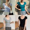 Cotton Short Sleeve T Shirt For Women With Crew Neck And Slim Fit For Summer Casual Wear