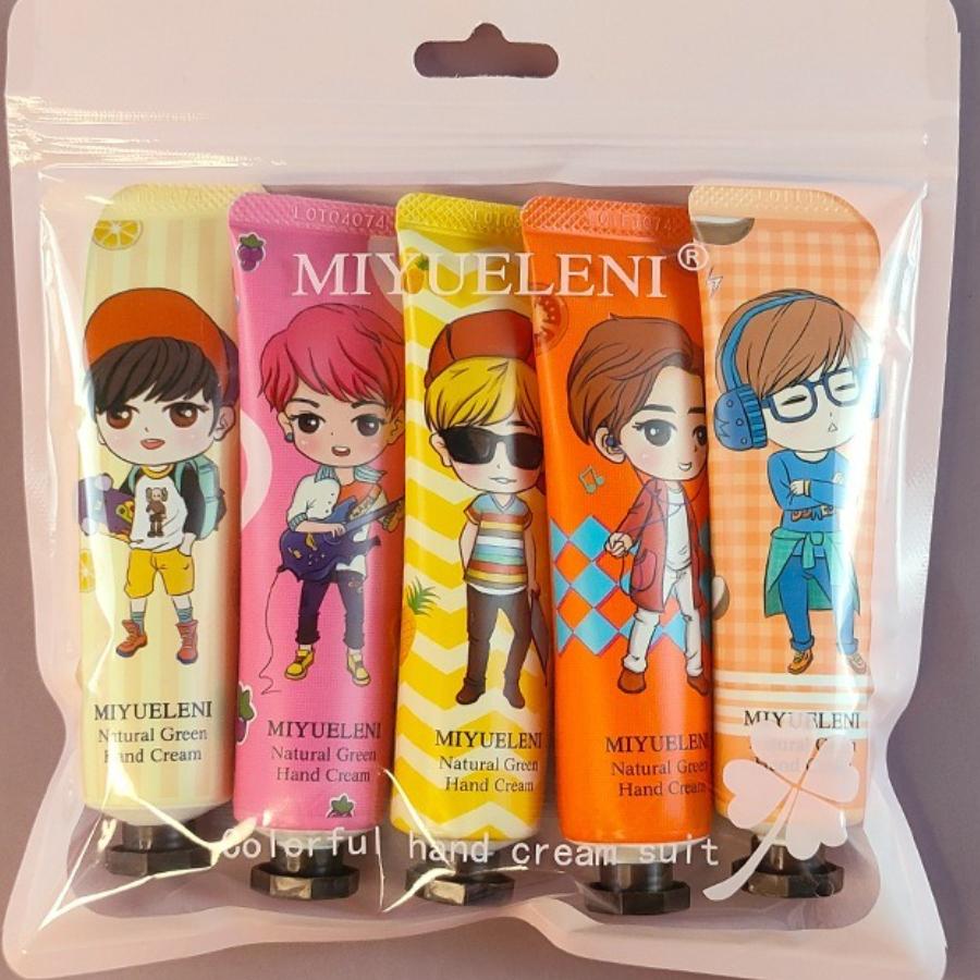 5 шт./кор. Рождественский подарок, мороженое, крем для рук, набор, 30 г, фруктовый аромат, увлажняющий, увлажняющий