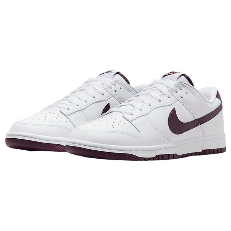 Nike Dunk Low White Night Maroon Мужские кроссовки DV0831-102